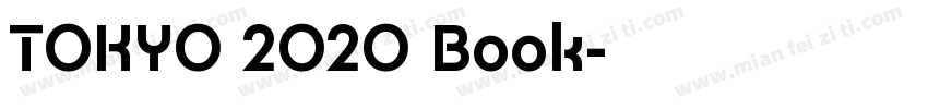 TOKYO 2020 Book字体转换
